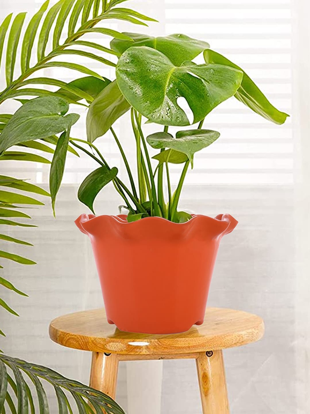 

Kuber Industries Set Of 4 Planters, Orange