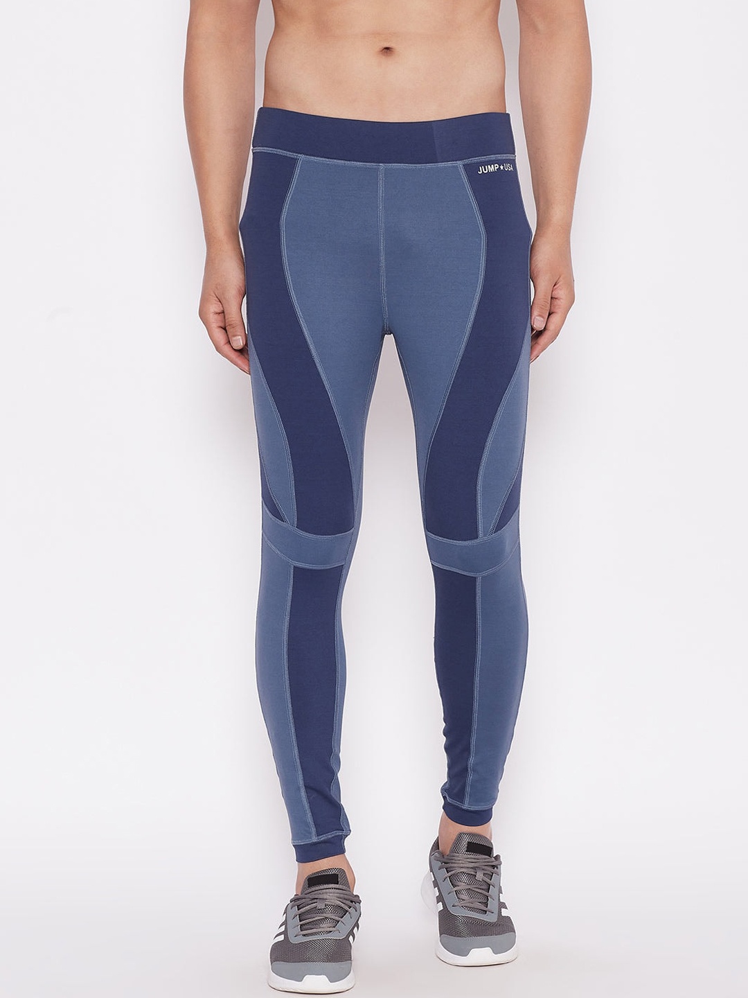 

JUMP USA Men Rapid Dry Activewear Tights, Blue