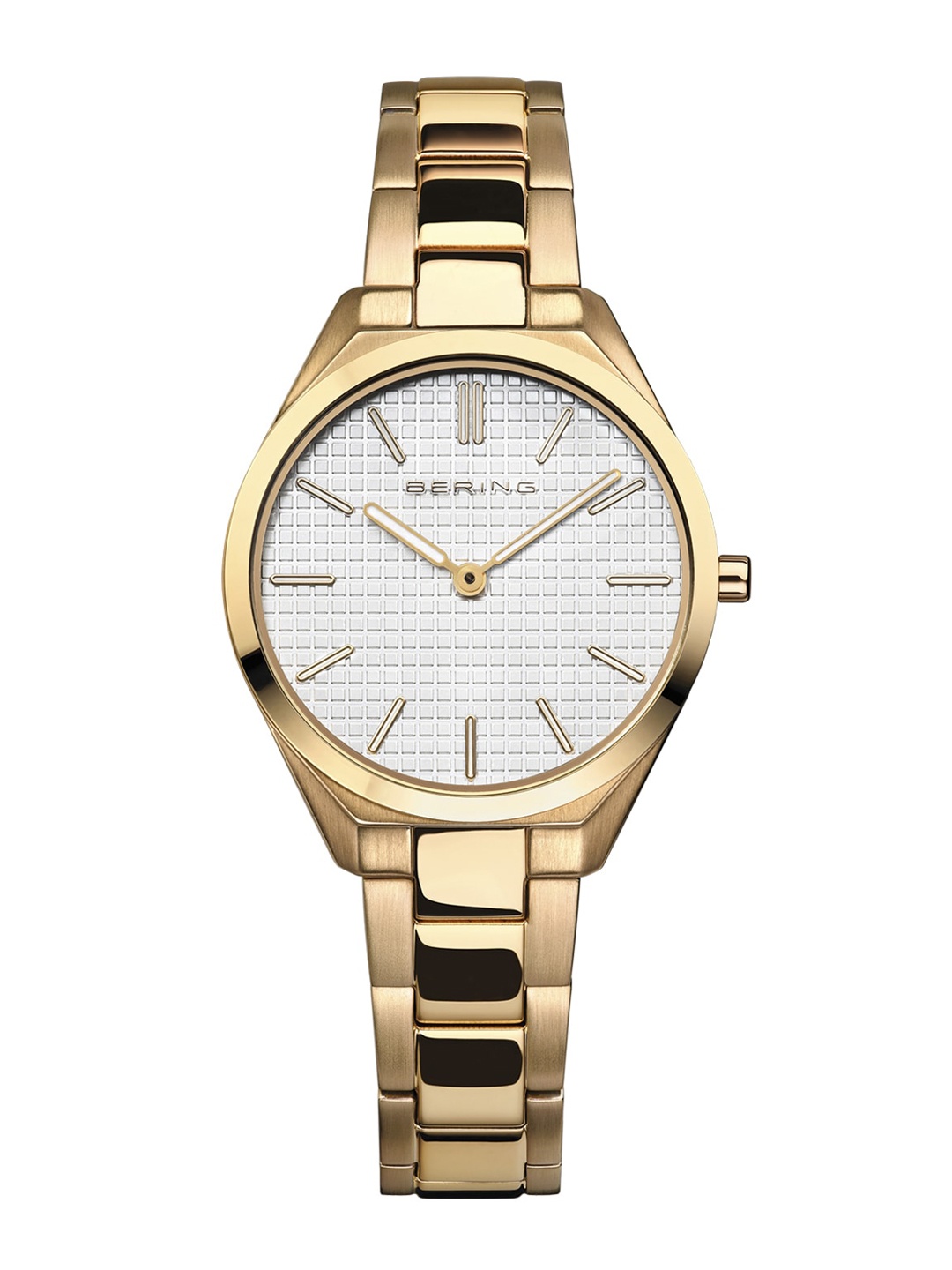 

BERING Women Stainless Steel Bracelet Style Straps Analogue Watch, Gold