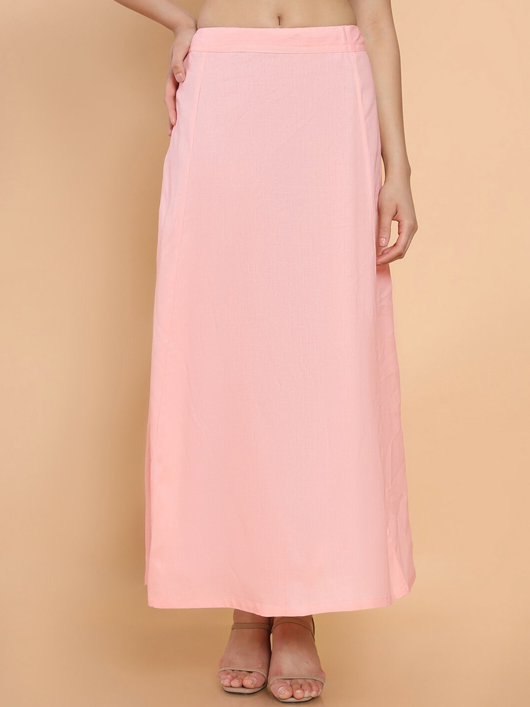 

Soch Cotton A-Line Saree Petticoat, Peach