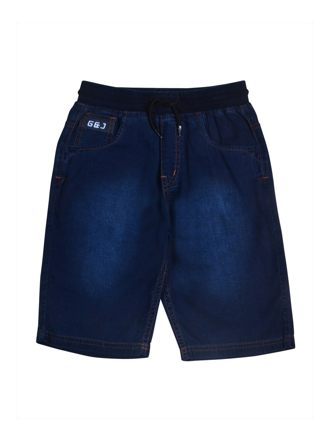 

Gini and Jony Infant Boys Washed Denim Shorts, Navy blue
