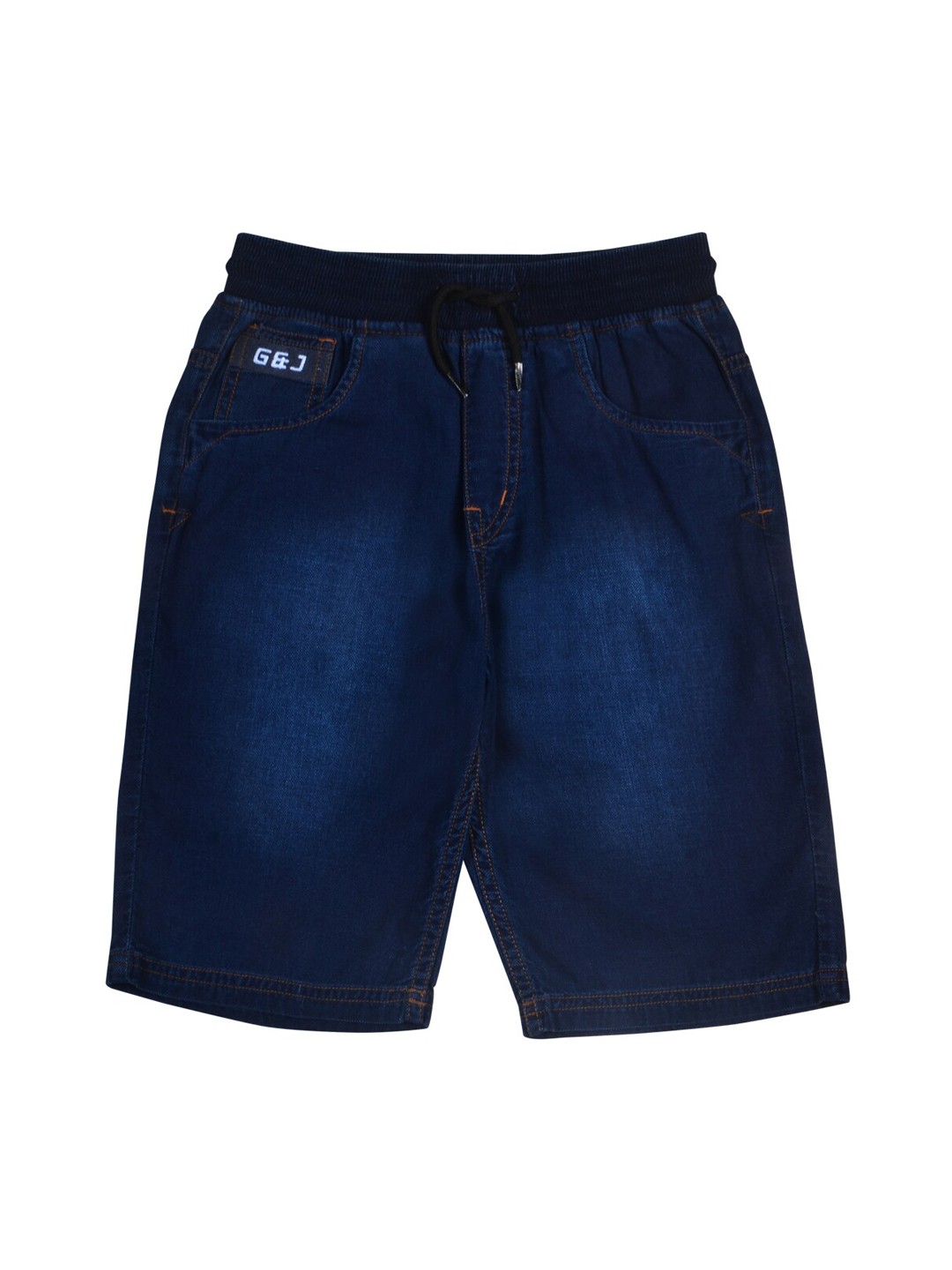 

Gini and Jony Boys Washed Denim Shorts, Navy blue