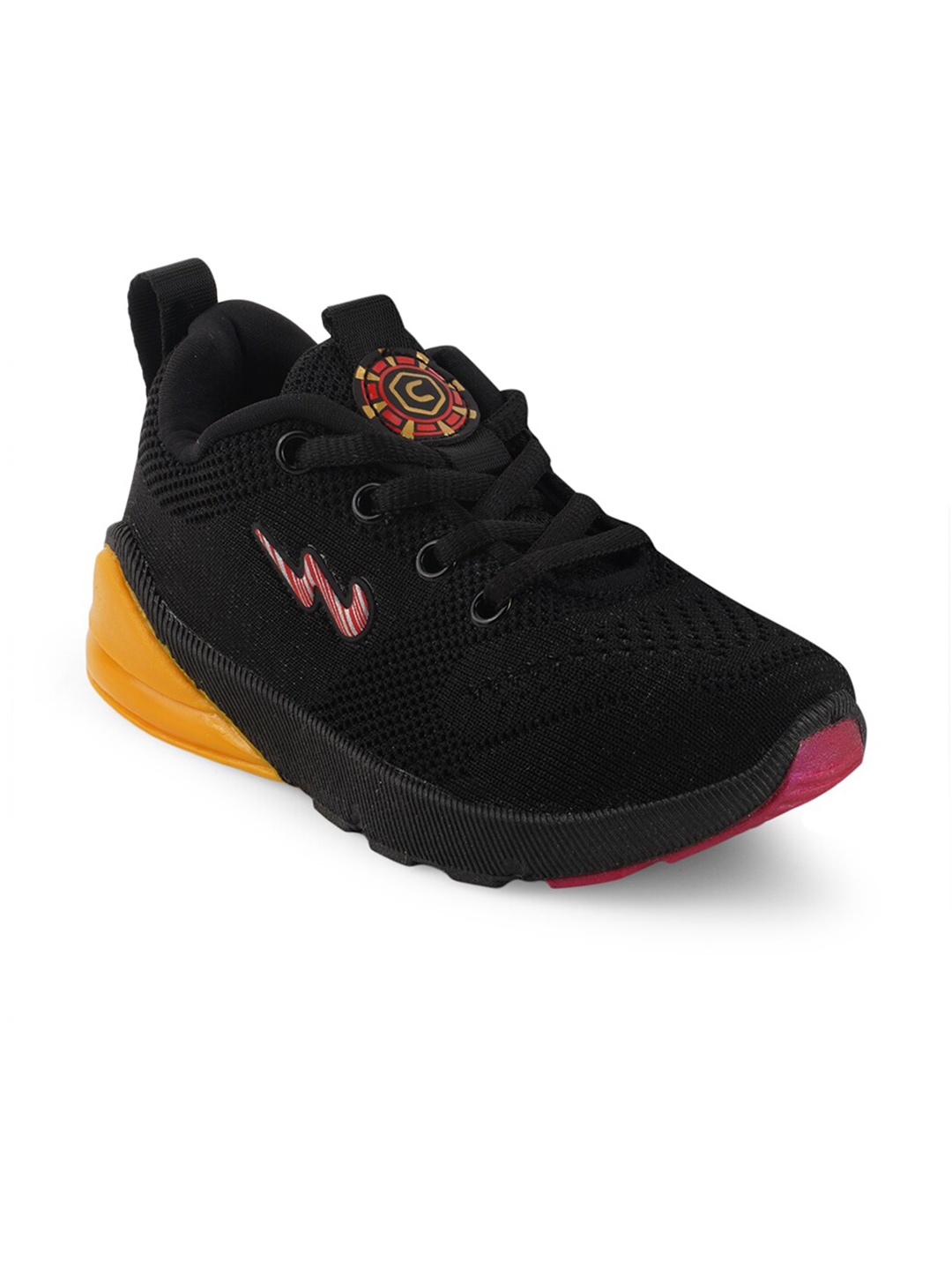 

Campus Kids Mesh Running Shoes, Black