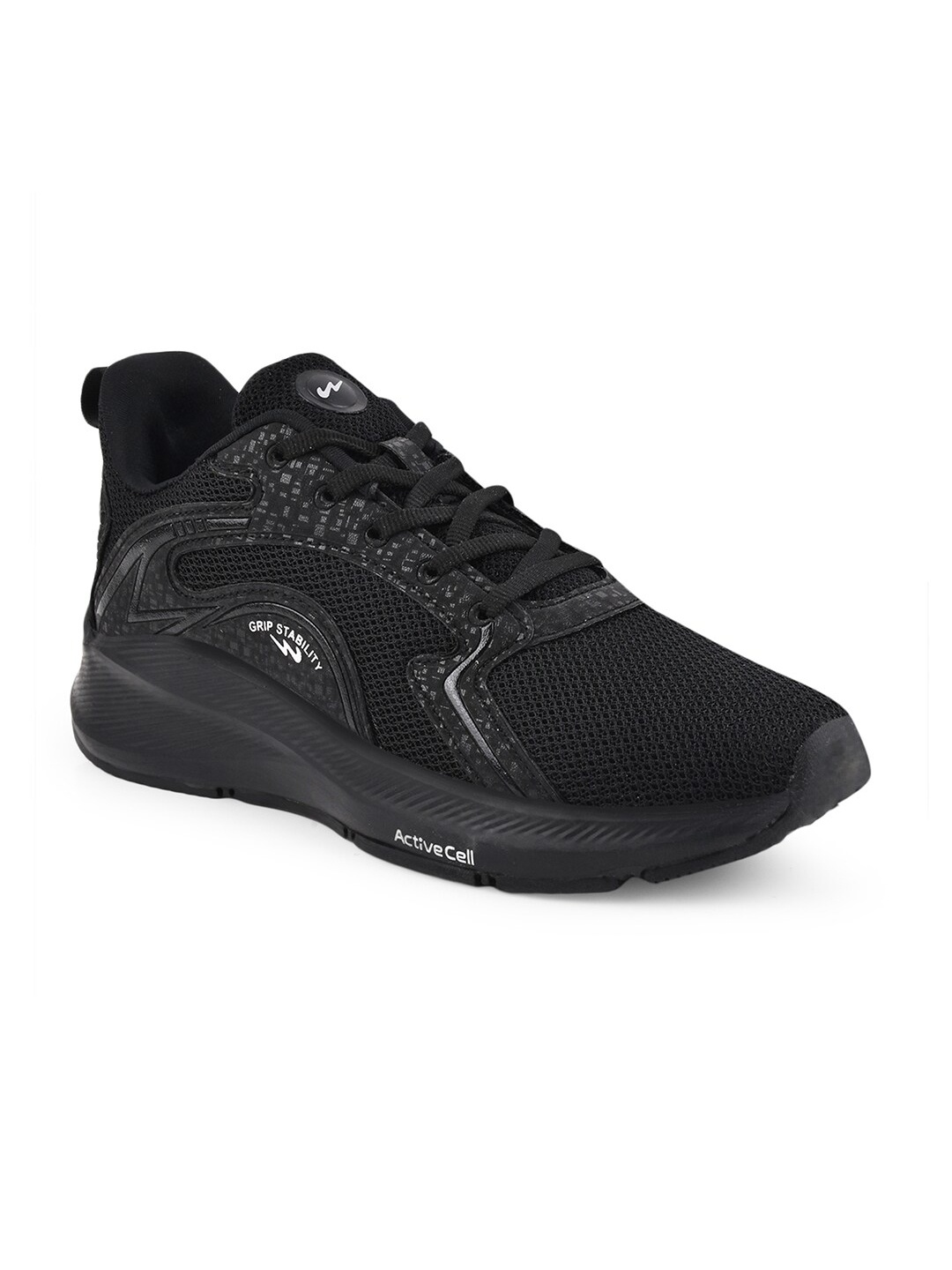 

Campus Kids Mesh Running Shoes, Black