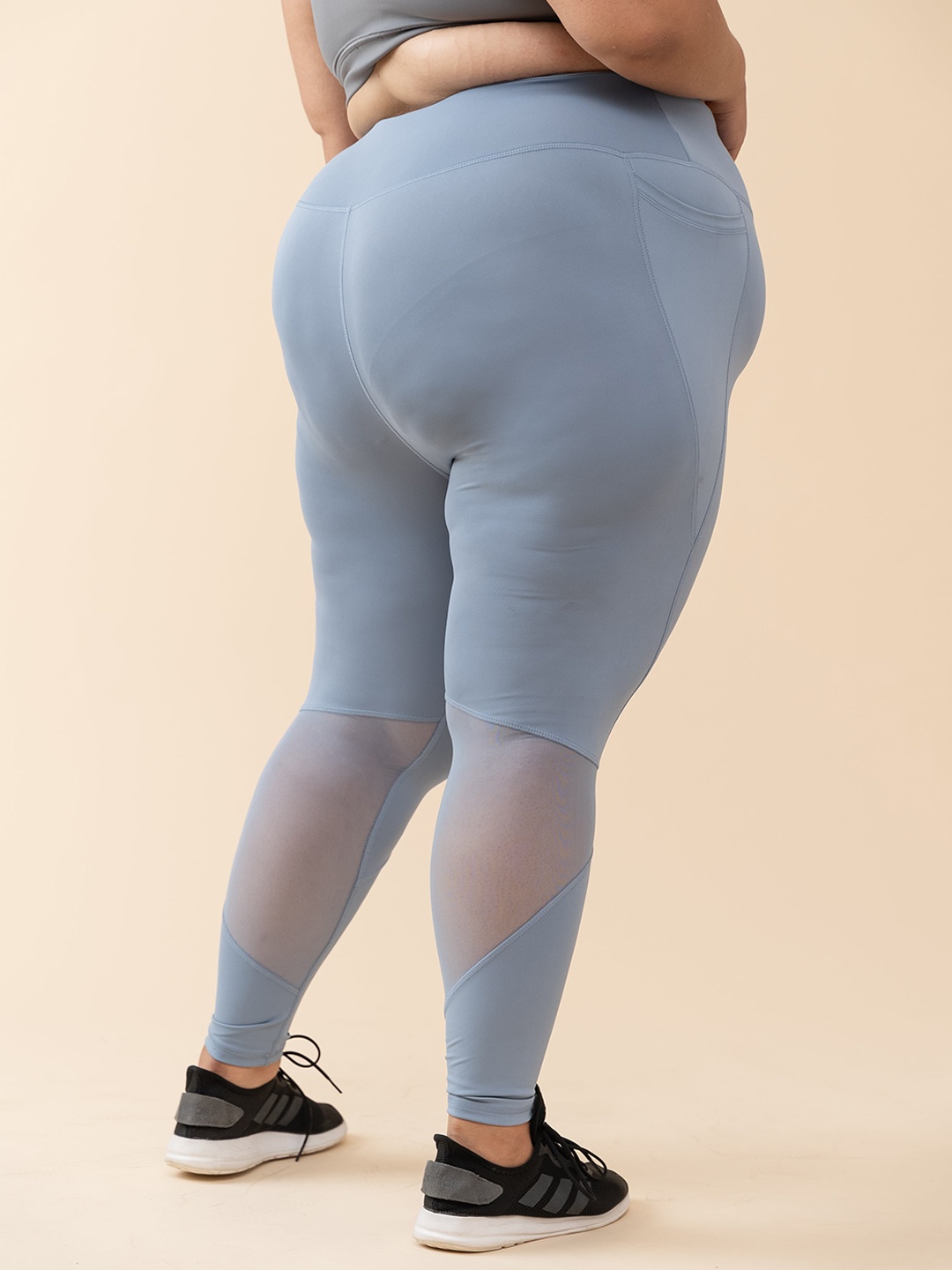 

SPIRIT ANIMAL Women Plus Size Mid-Rise Tights, Blue