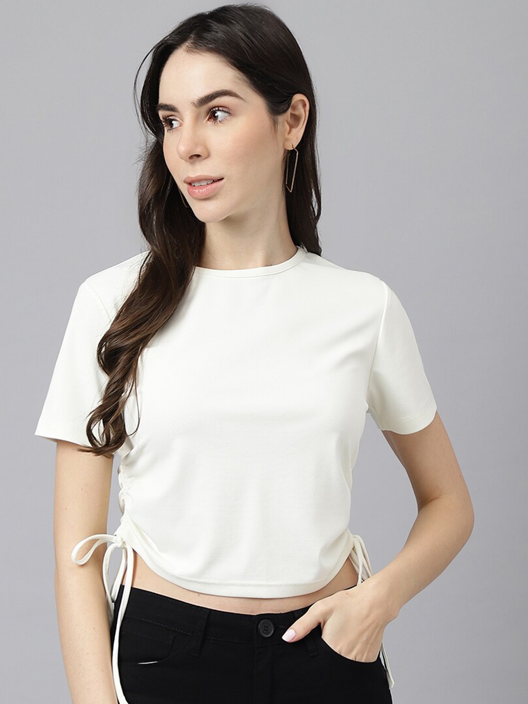 

Xpose White Crop Top