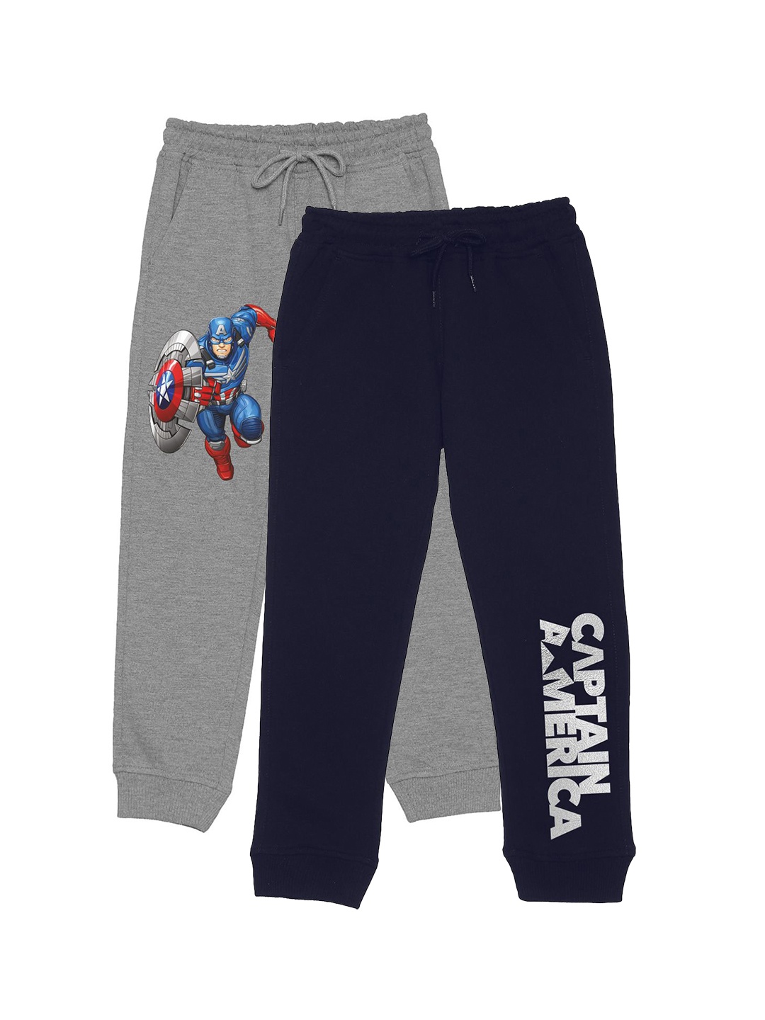 

Marvel by Wear Your Mind Kids Pack Of 2 Mid-Rise Joggers, Grey