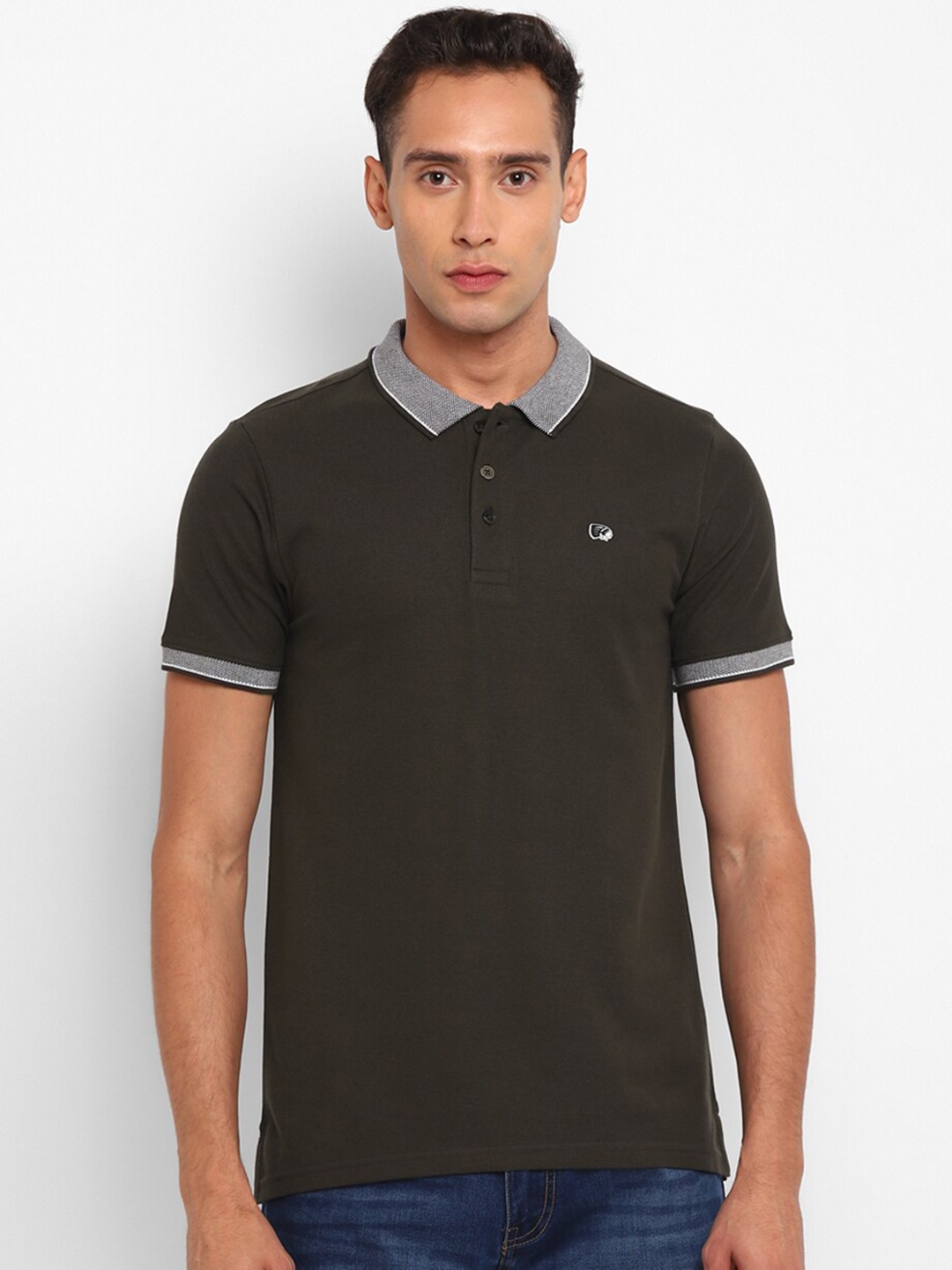 

Red Chief Polo Collar Short Sleeves T-shirt, Olive