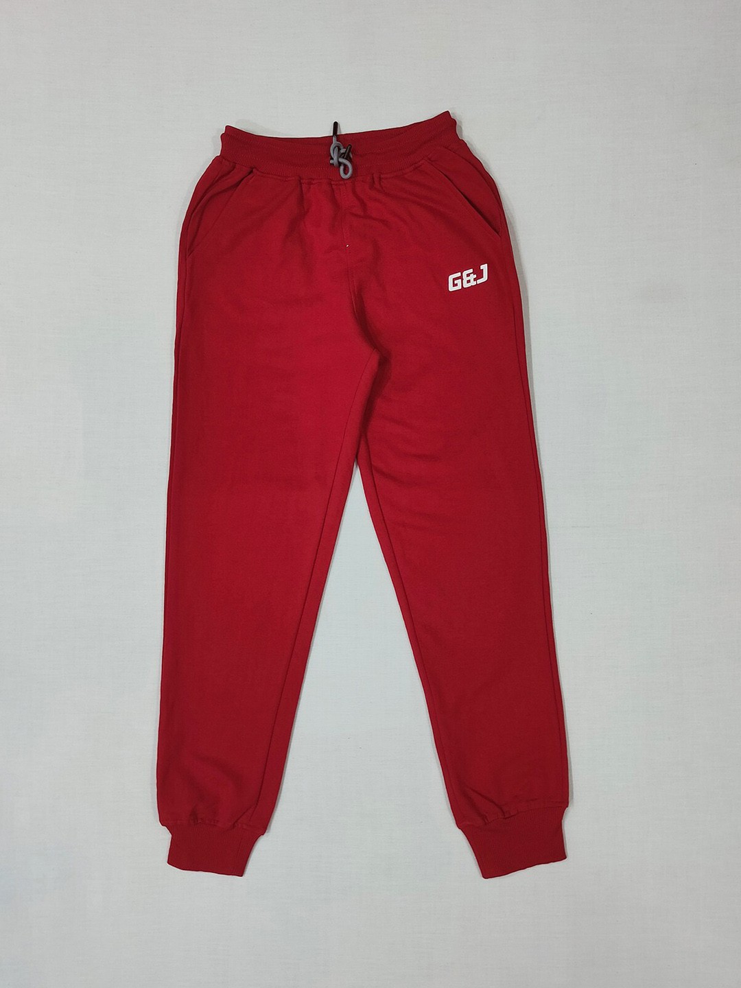 

Gini and Jony Boys Mid-Rise Fleece Joggers, Red