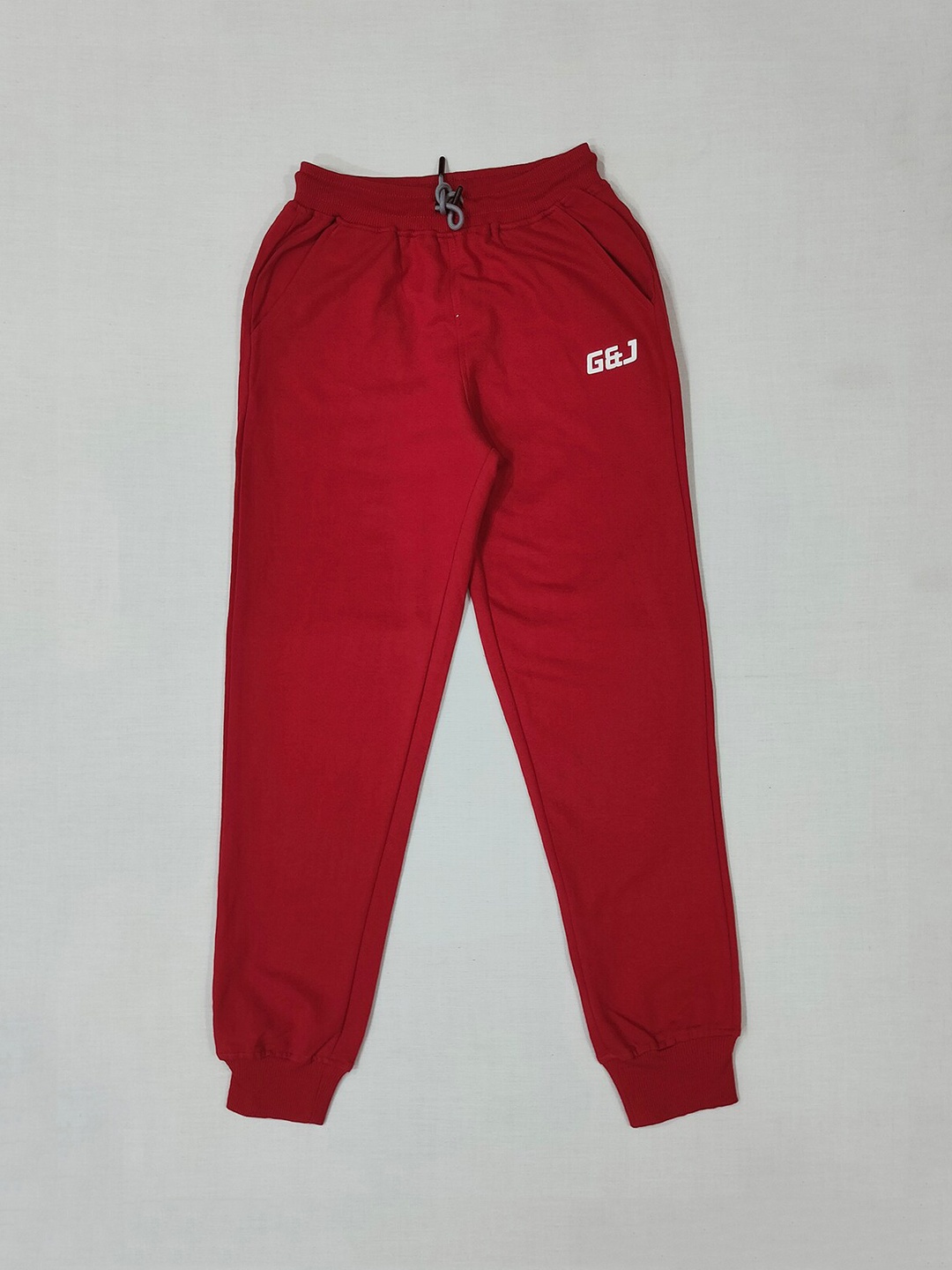 

Gini and Jony Boys Mid-Rise Fleece Joggers, Red