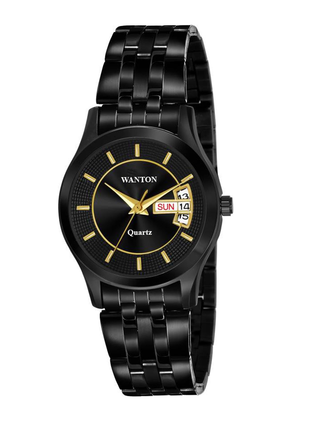 

WANTON Women Bracelet Style Straps Analogue Multi Function Watch, Black