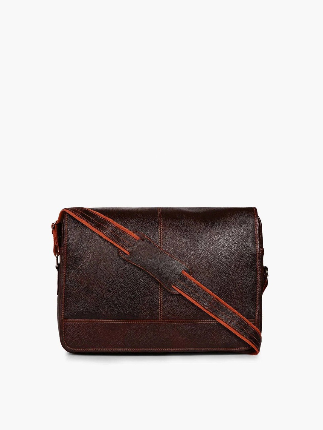 

Tortoise Men Leather Laptop Bag, Brown