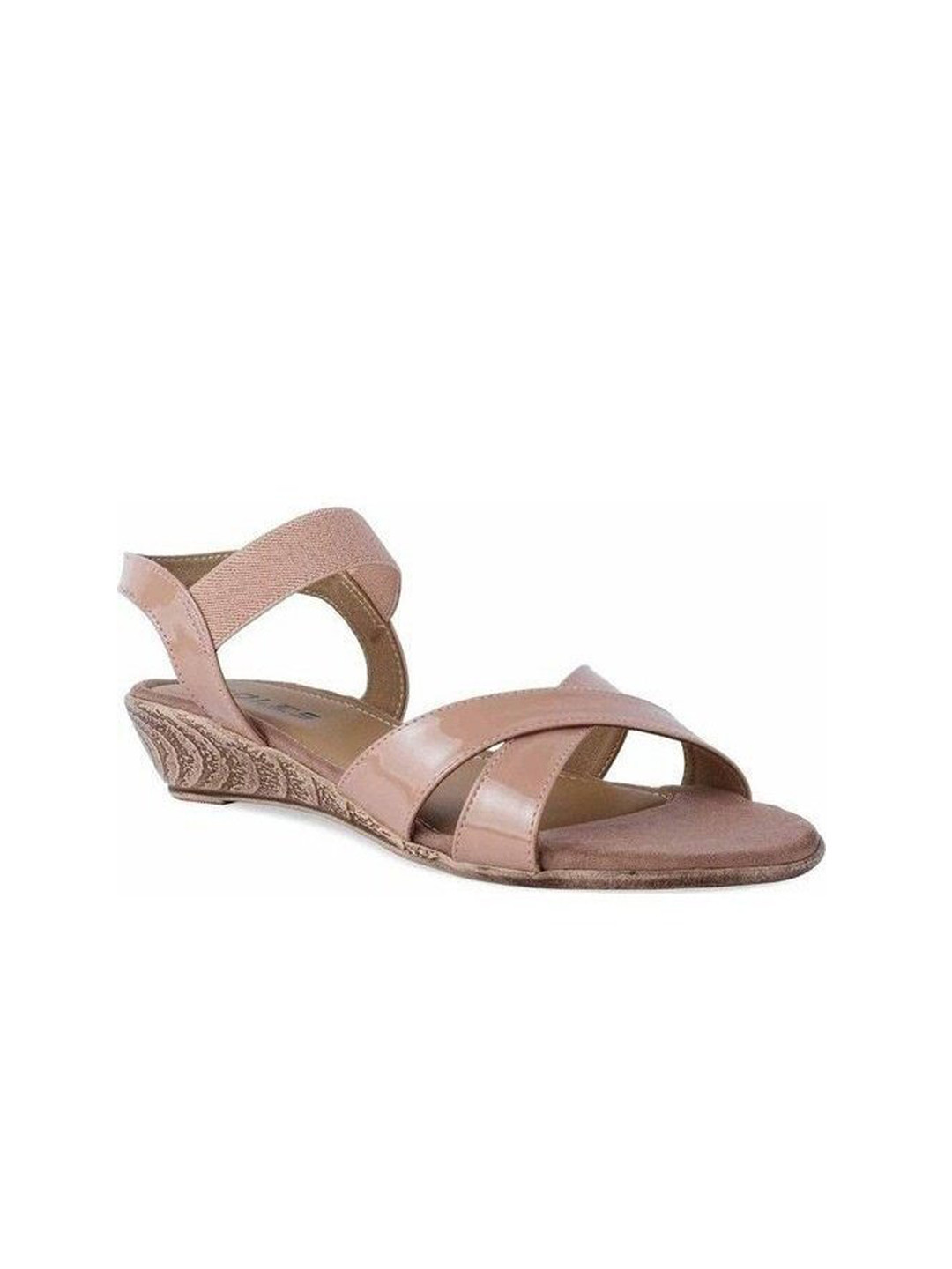 

SOLES Open Toe Comfort Heels, Pink