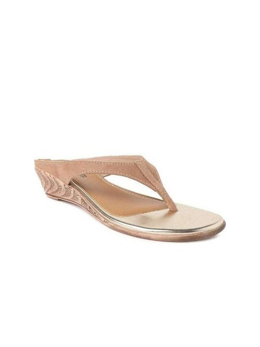 

SOLES T-Strap Comfort Heels, Beige
