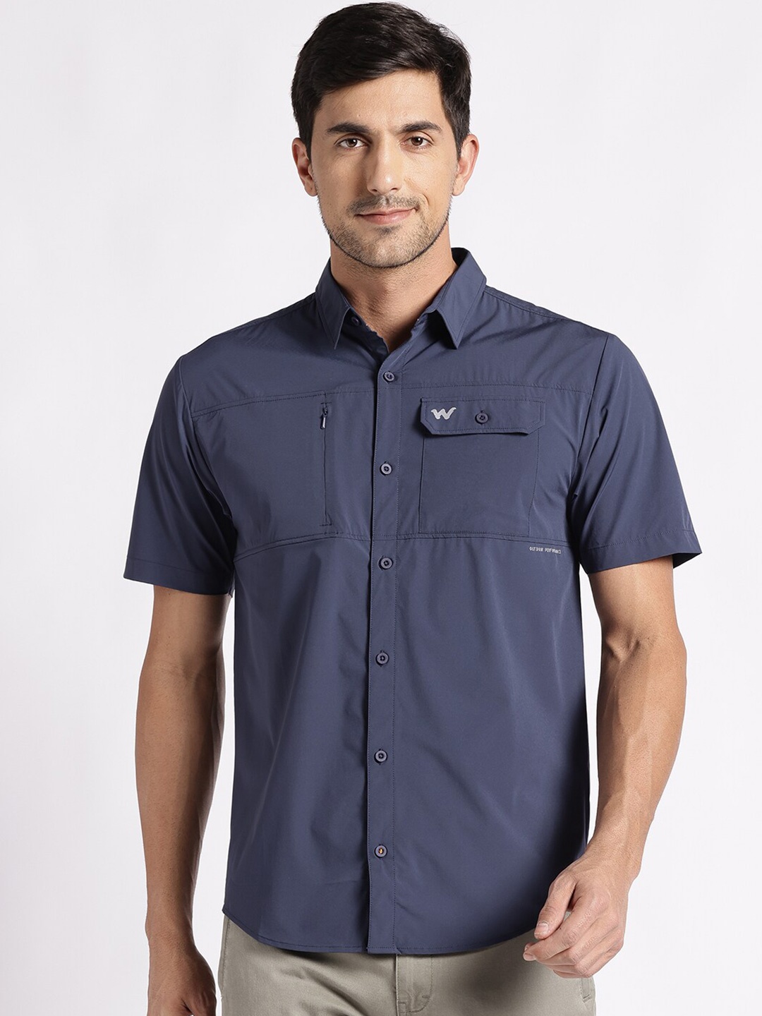 

Wildcraft Comfort Hiking Casual Shirt, Navy blue