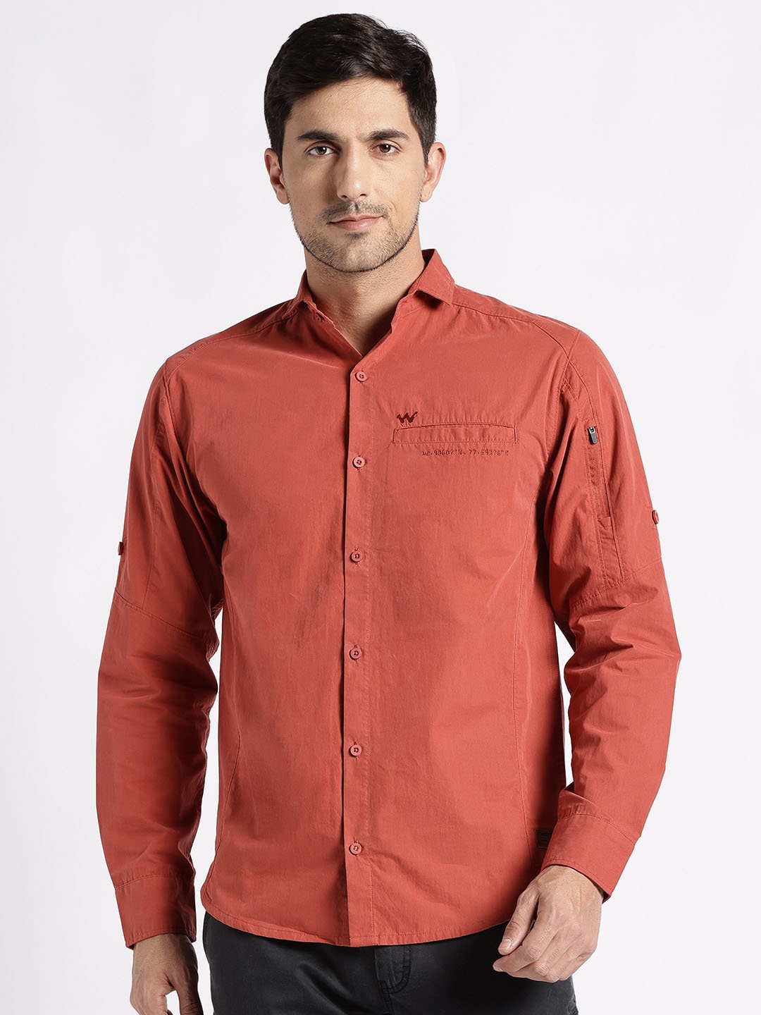 

Wildcraft Comfort Cargo Casual Shirt, Rust