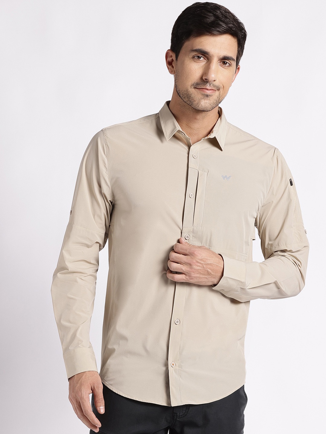 

Wildcraft Spread Collar Casual Shirt, Khaki
