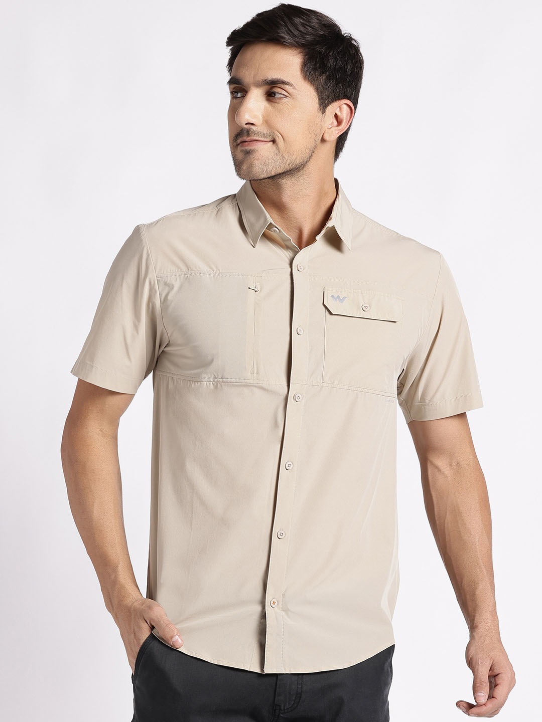 

Wildcraft Comfort Hiking Casual Shirt, Khaki