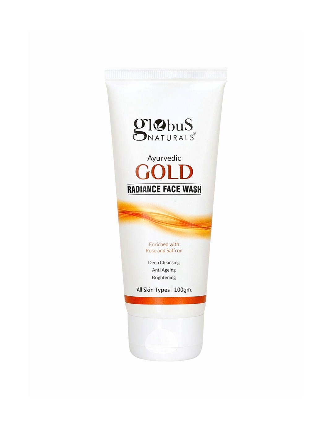 

Globus naturals Gold Radiance Anti Ageing & Brightening Face Wash 100 gm, White