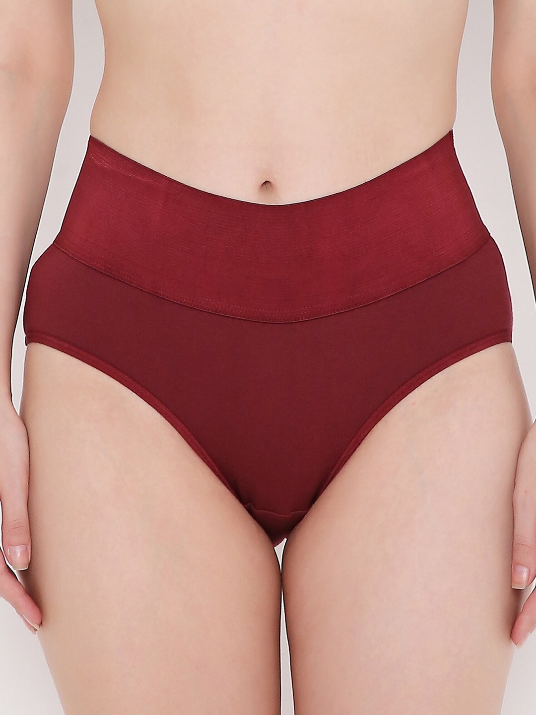 

Berrys Intimatess Women High-Rise Hipster Brief, Maroon