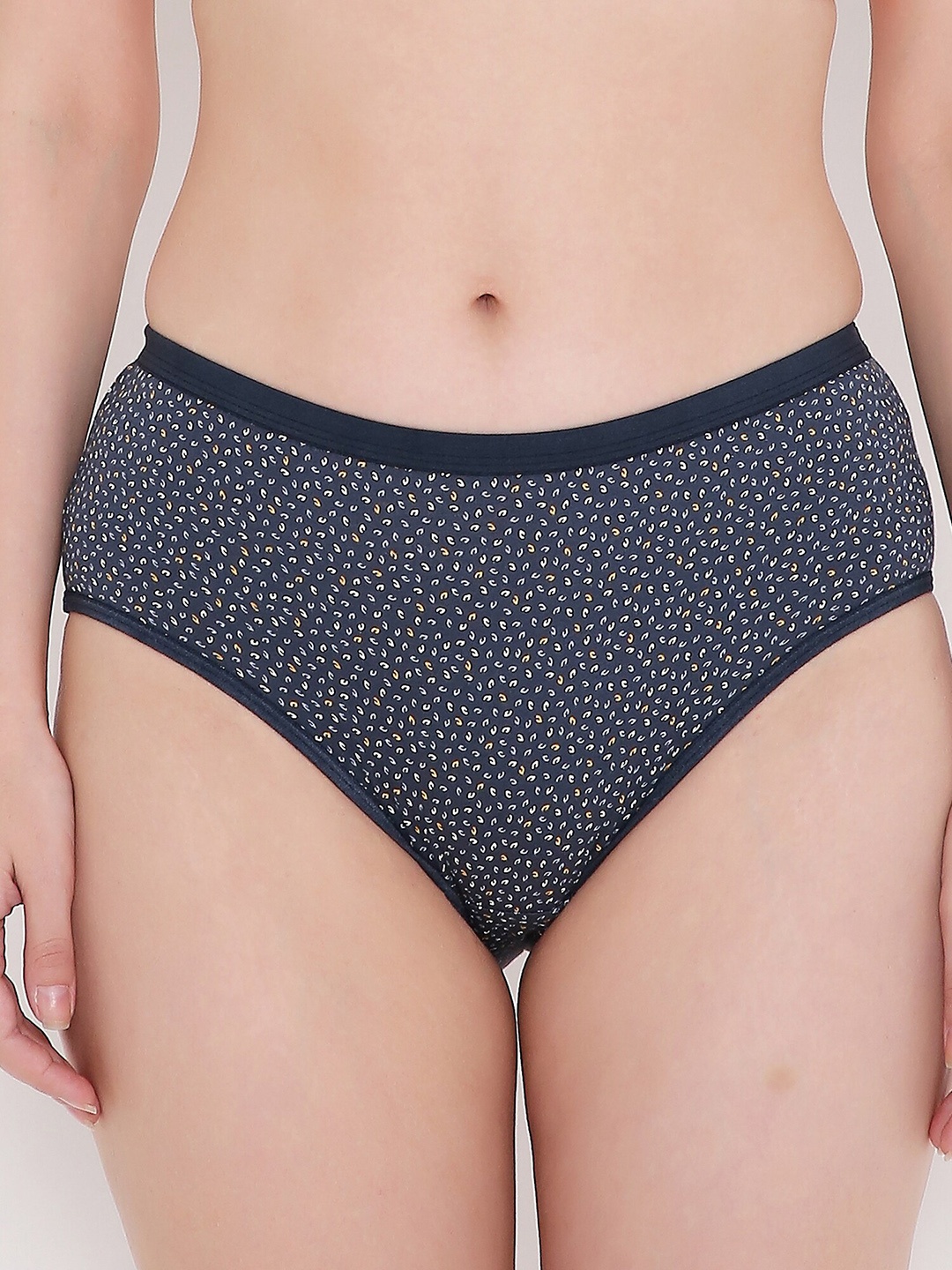 

Berrys Intimatess Women Printed Cotton Hipster Briefs, Black