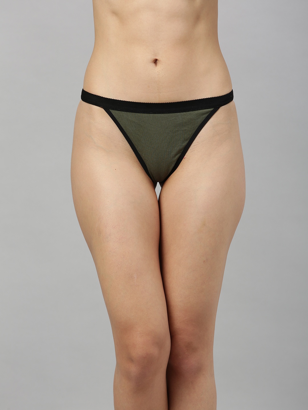 

Berrys Intimatess Women Anti-Odour Mid-Rise Thongs, Black