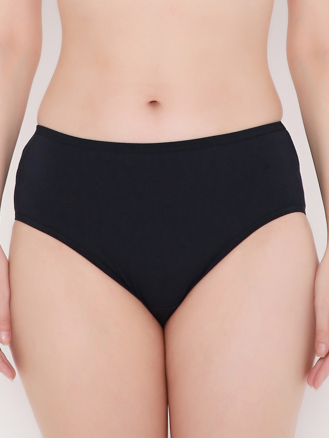 

Berrys Intimatess Women Mid-Rise Cotton Bikini Briefs, Black