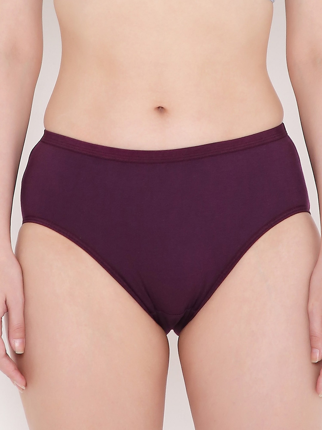 

Berrys Intimatess Women Cotton Bikini Briefs, Burgundy