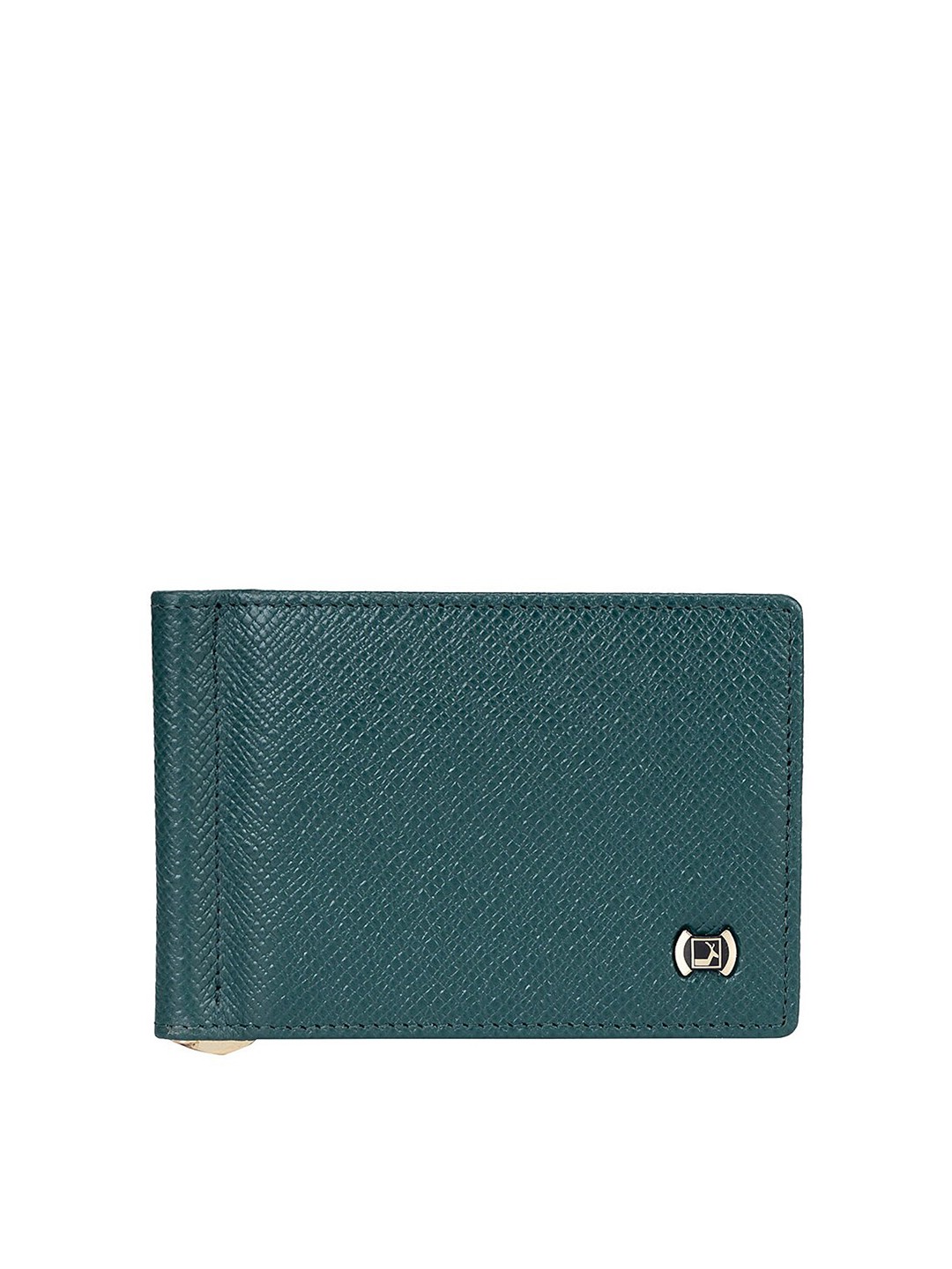 

Da Milano Leather Two Fold Wallet With SD Card Holder, Teal