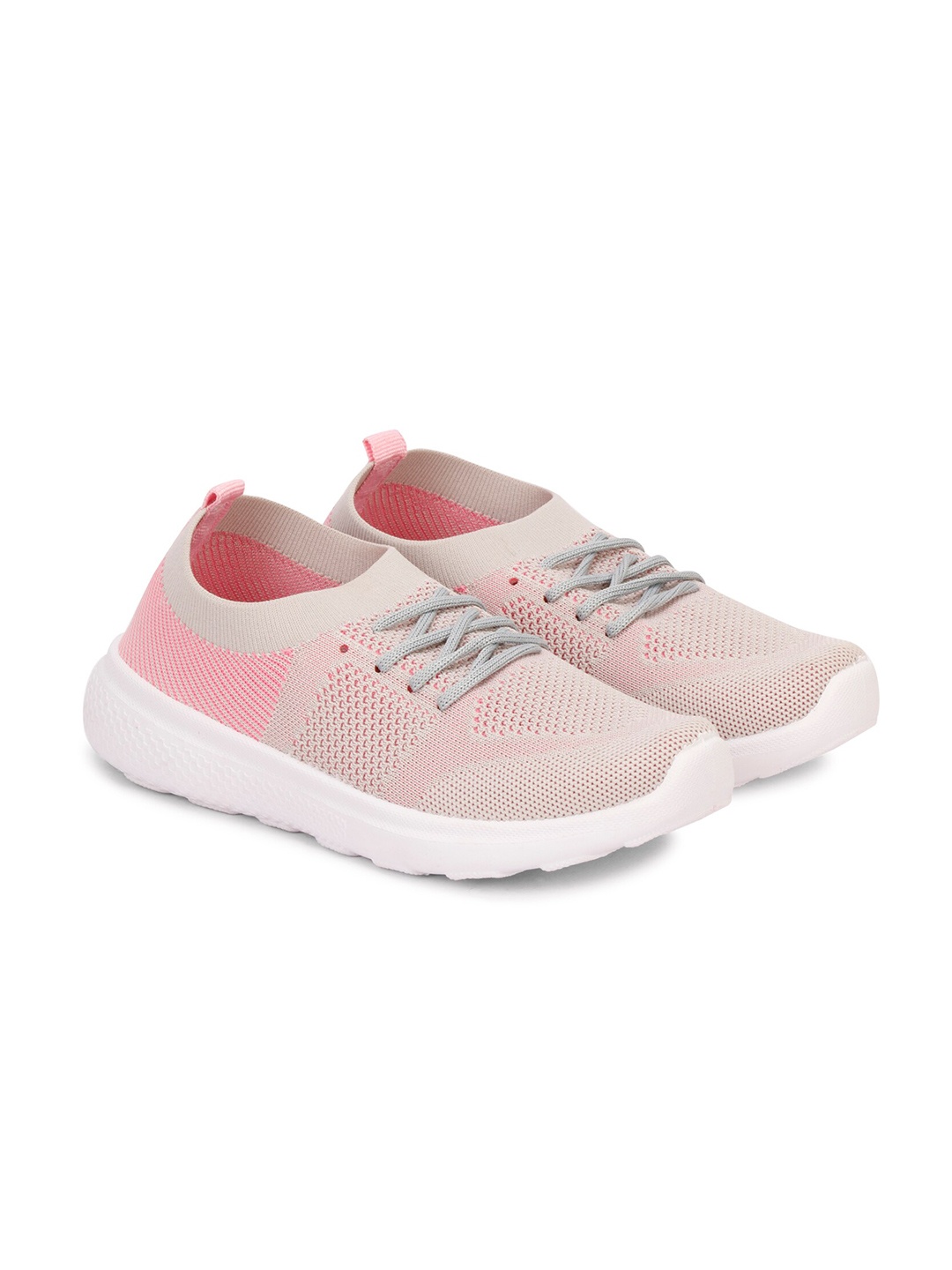

KRAASA Women Mesh Walking Non-Marking Shoes, Grey