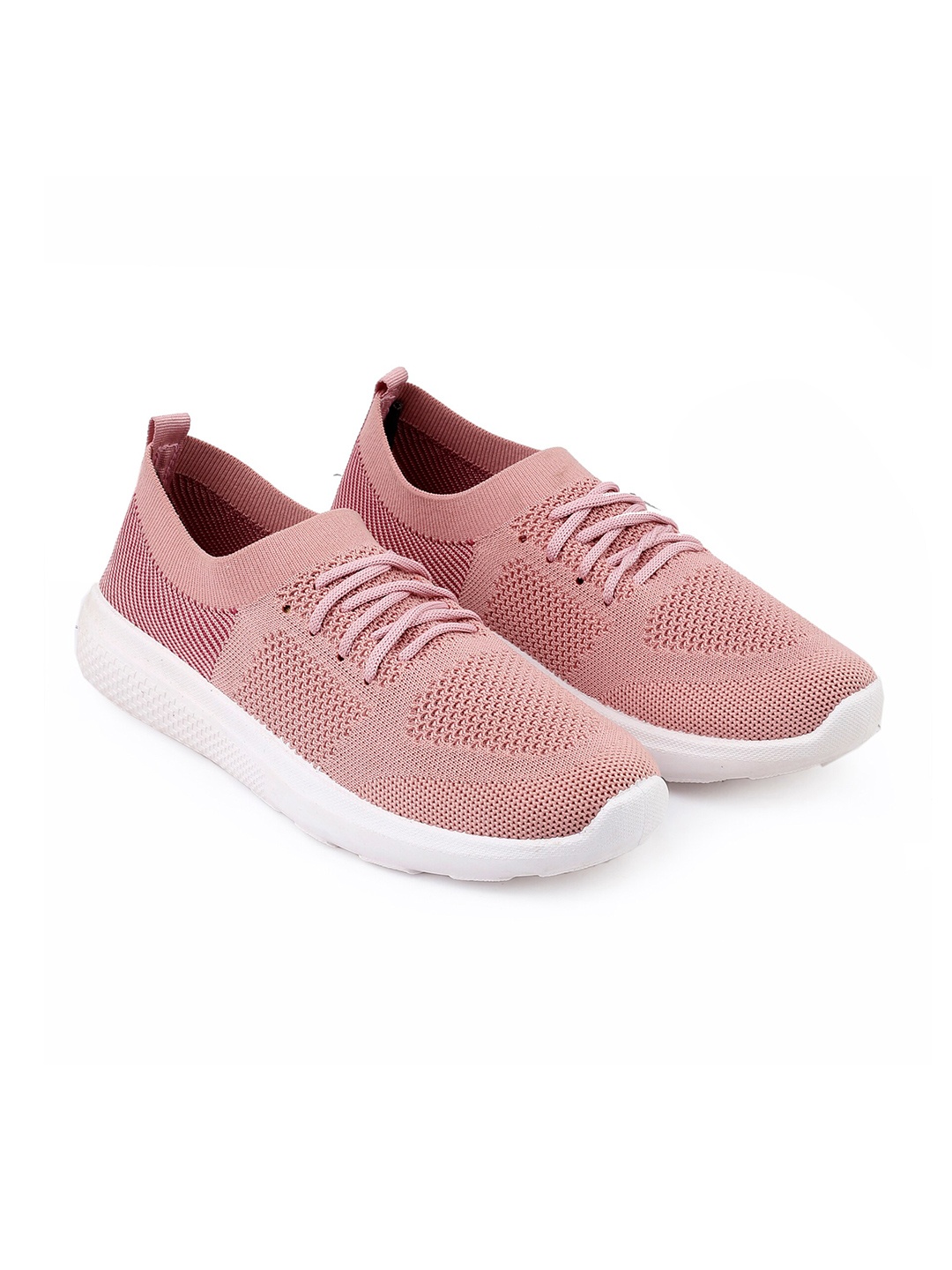 

KRAASA Women Mesh Walking Non-Marking Shoes, Pink