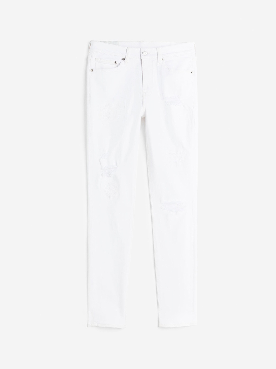 

H&M Men Skinny Jeans, White