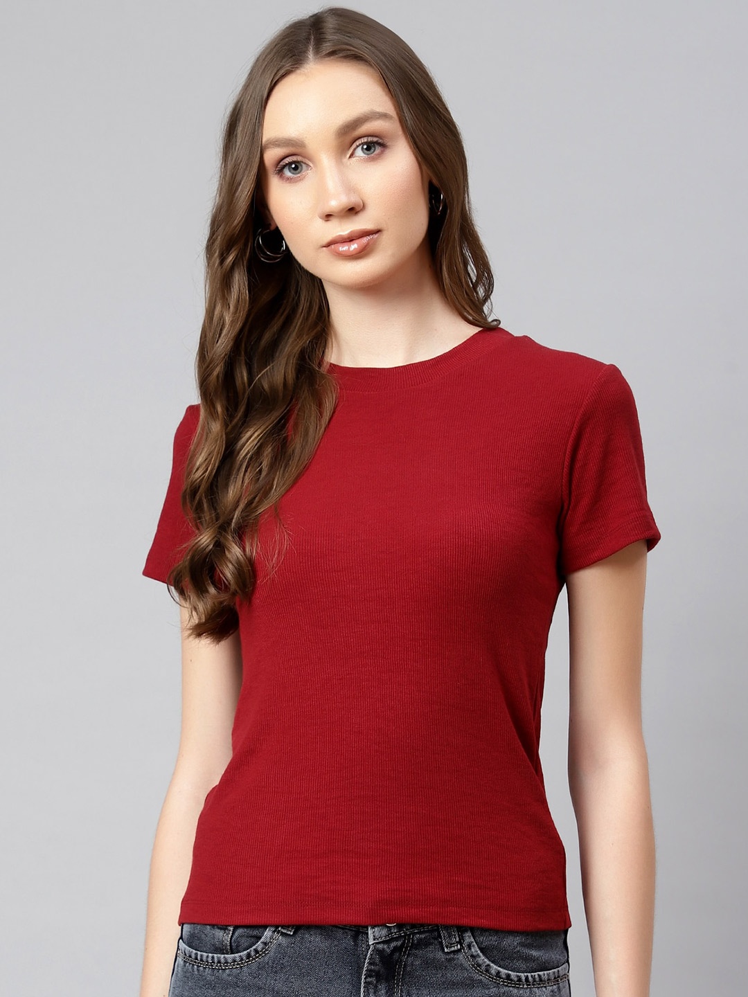 

Kushi Flyer Maroon Top