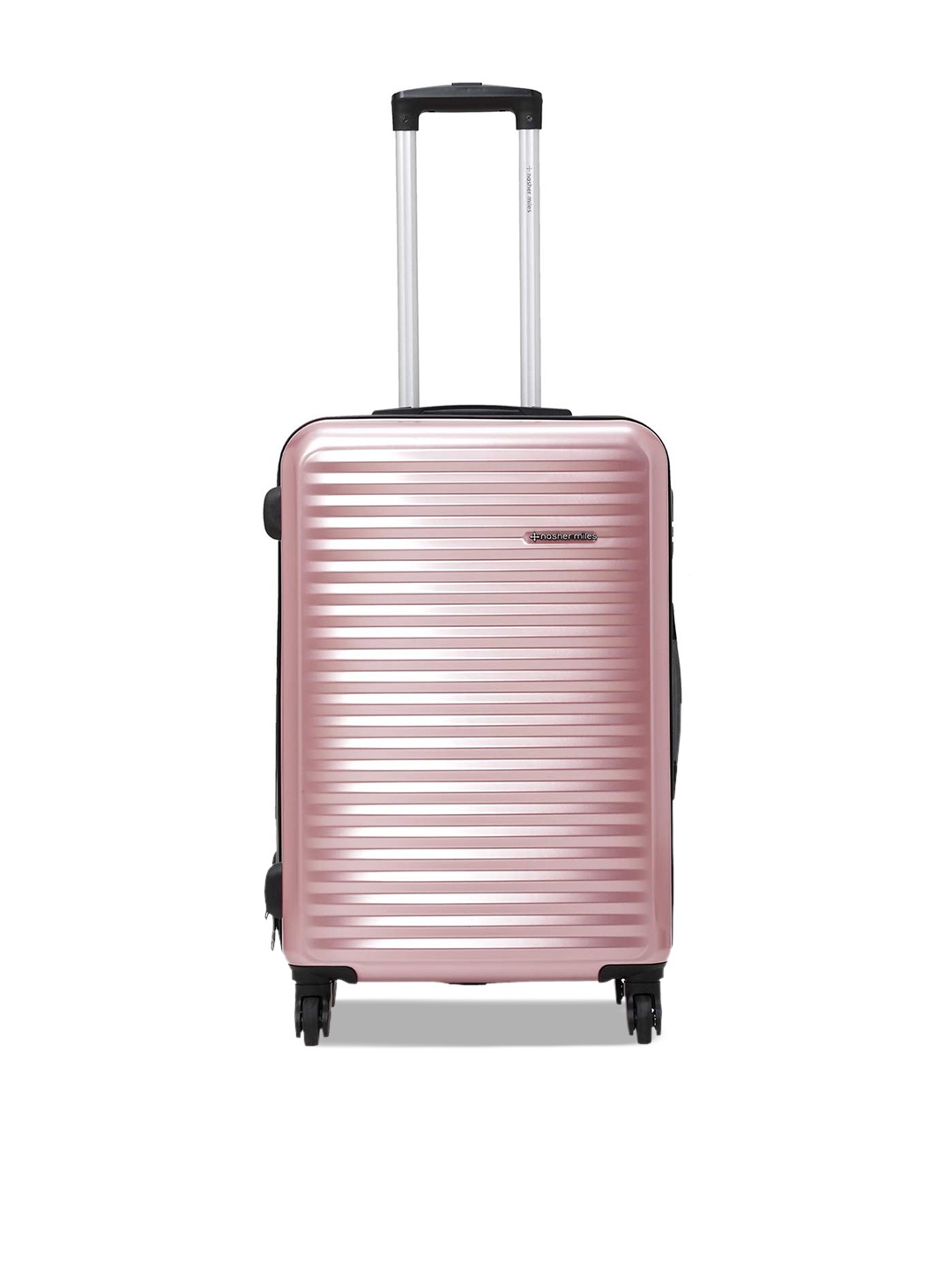 

Nasher Miles Monte Carlo Hard-Sided Medium Trolley Suitcase 67 L, Rose gold