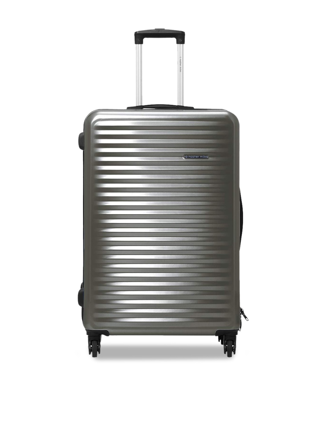 

Nasher Miles Monte Carlo Hard-Sided Large Trolley Suitcase 108 L, Grey