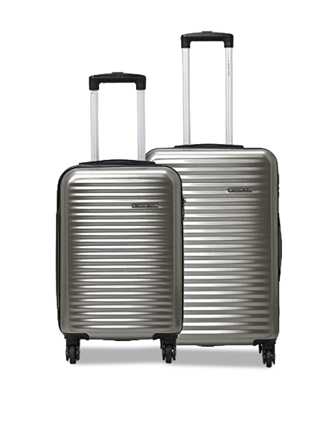 

Nasher Miles Monte Carlo Set Of 2 Hard-Sided Trolley Suitcase 40 L & 67 L, Bronze