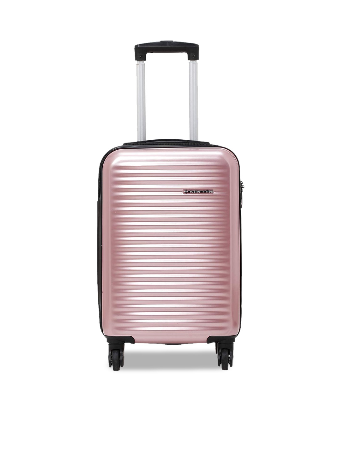 

Nasher Miles Monte Carlo Hard-Sided Cabin Trolley Suitcase 40 L, Rose gold