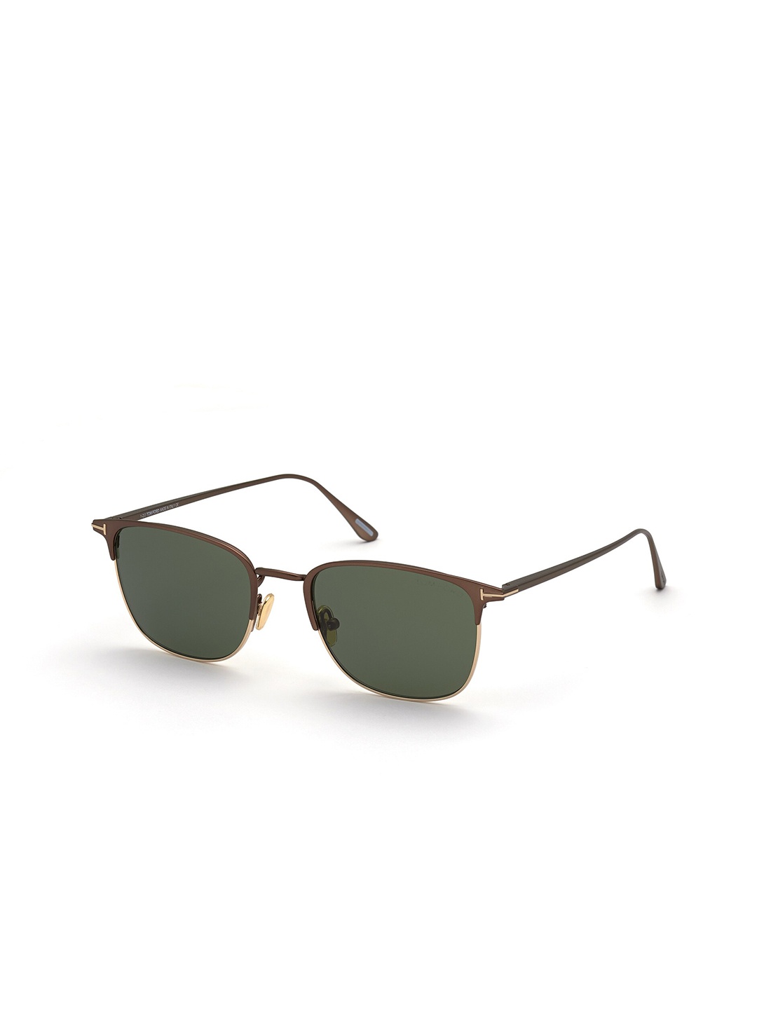 

Tom Ford Men Oversized Sunglasses with UV Protected Lens, Green