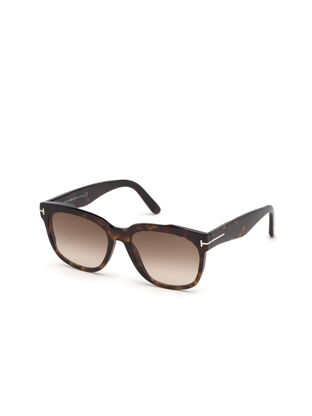 

Tom Ford Unisex Square Sunglasses with UV Protected Lens, Brown