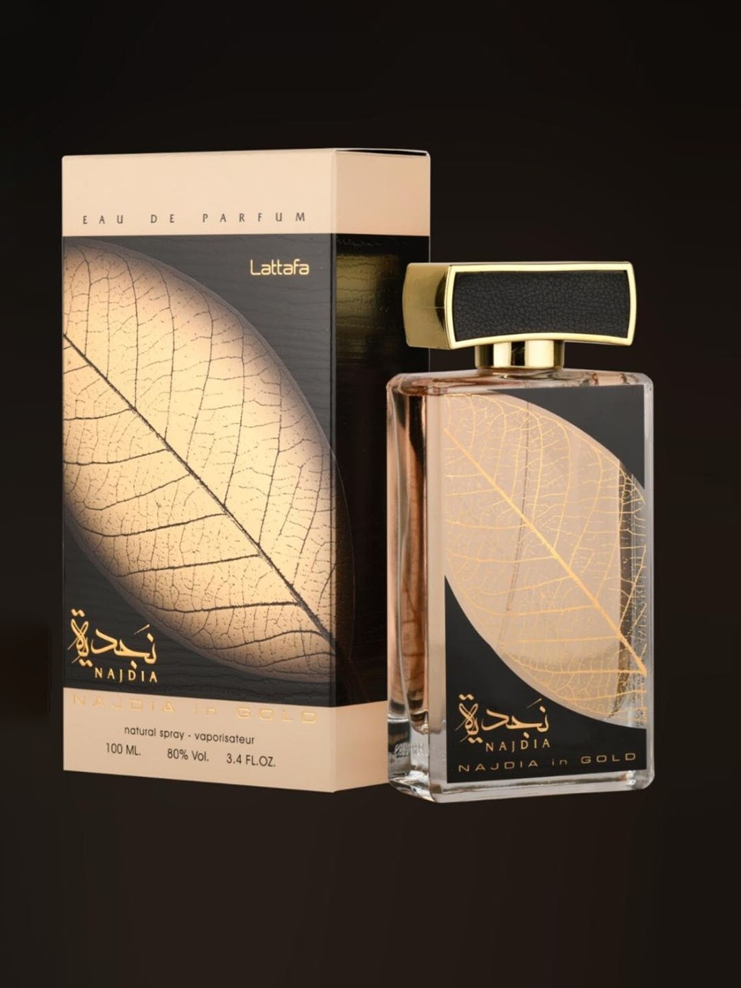

Lattafa NAJDIA GOLD Eau De Parfume - 100 ml, Transparent
