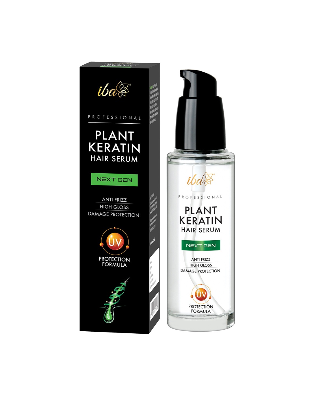 

Iba Professional Plant Keratin Next Gen Hair Serum - 45ml, Black