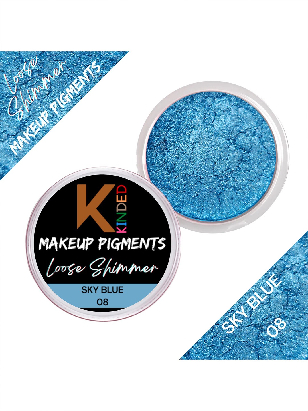 

KINDED Makeup Pigments Loose Shimmer Powder Eyeshadow 3 g - Sky Blue 08