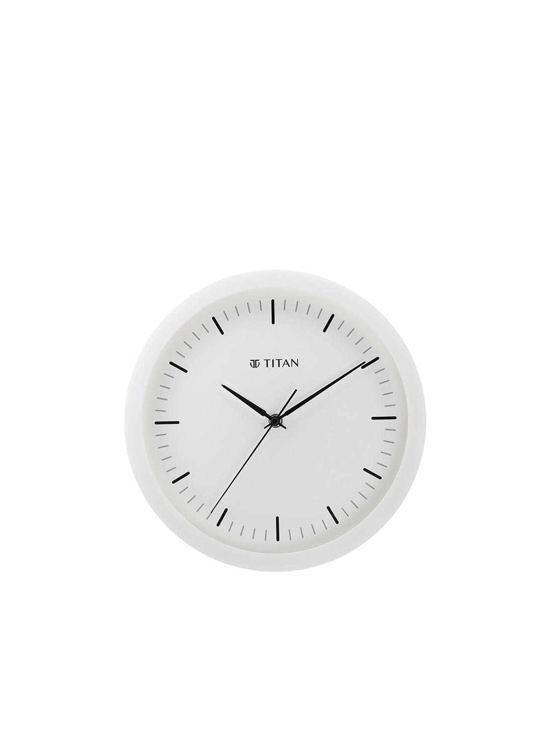 

Titan White & Black Analogue Contemporary Round Wall Clock