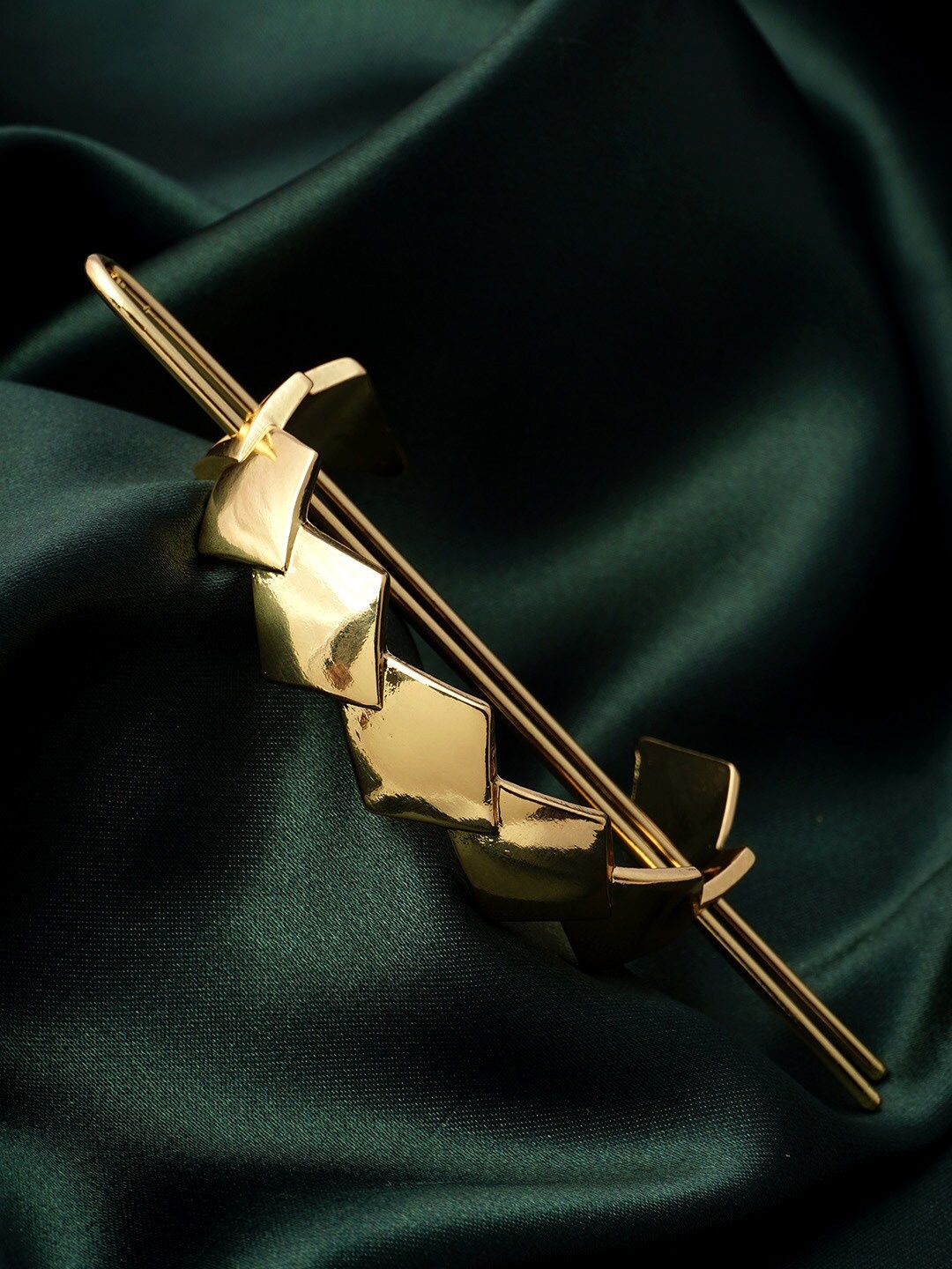 

Ferosh Geometric Metal Hair Pin, Gold