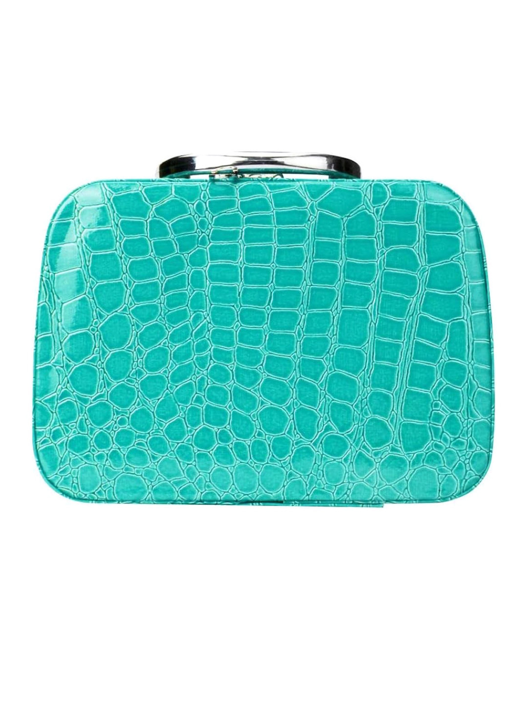 

ZURU BUNCH Geometric PU Bowling Vanity Bag, Green