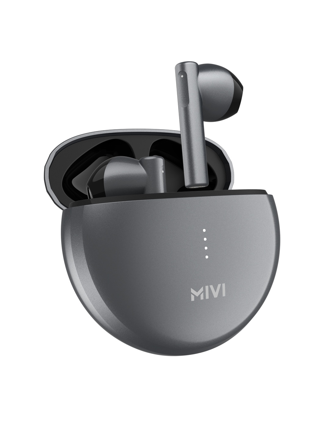 

mivi DuoPods P70 Earbuds With 50hrs Playtime & Rich Bass, Grey