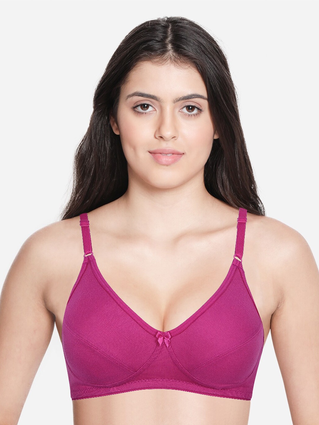 

shyaway Cotton Non Padded Bra, Pink