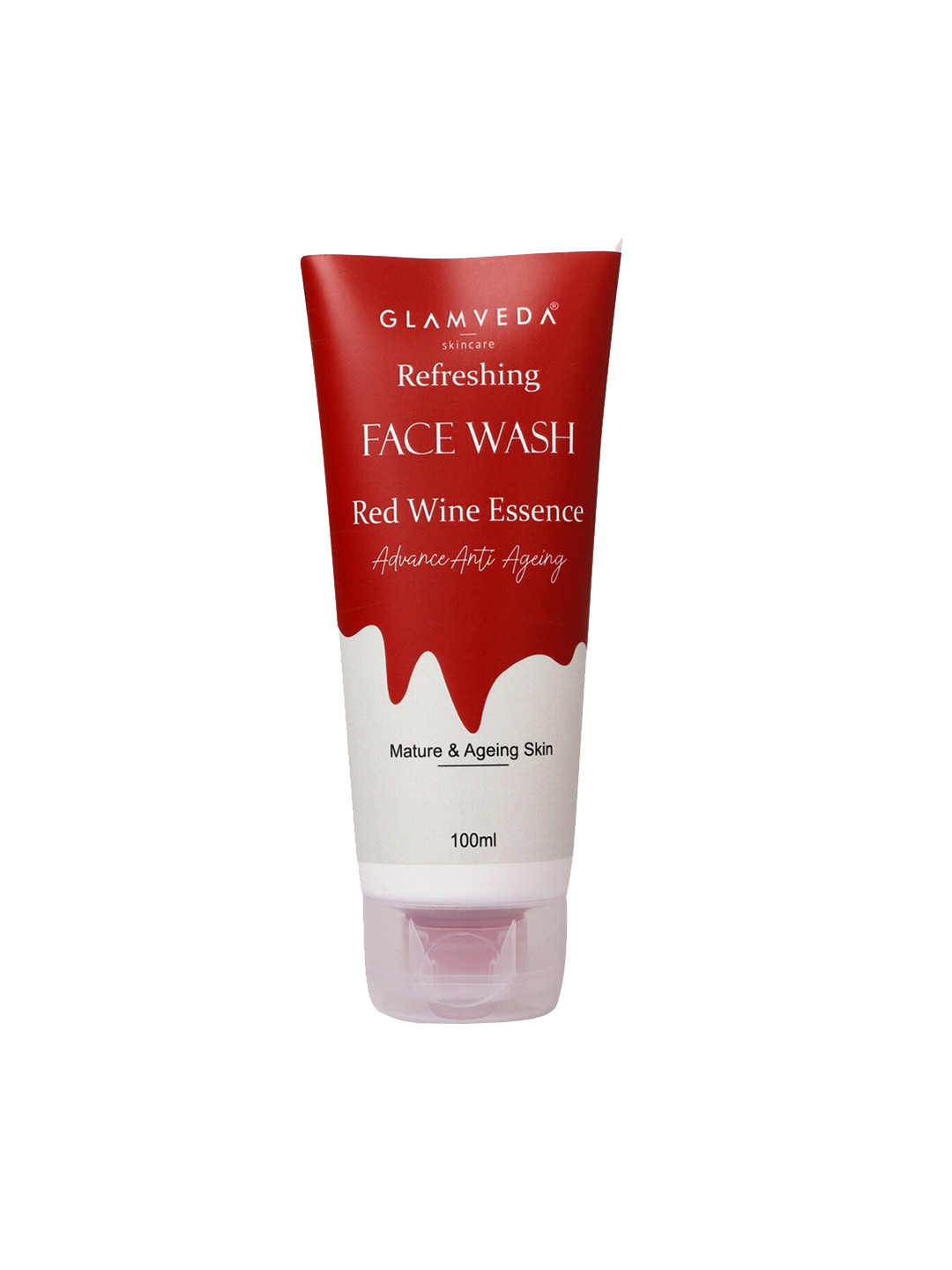 

GLAMVEDA Refreshing Red Wine Essence Advance Anti Ageing Face Wash-100 ml