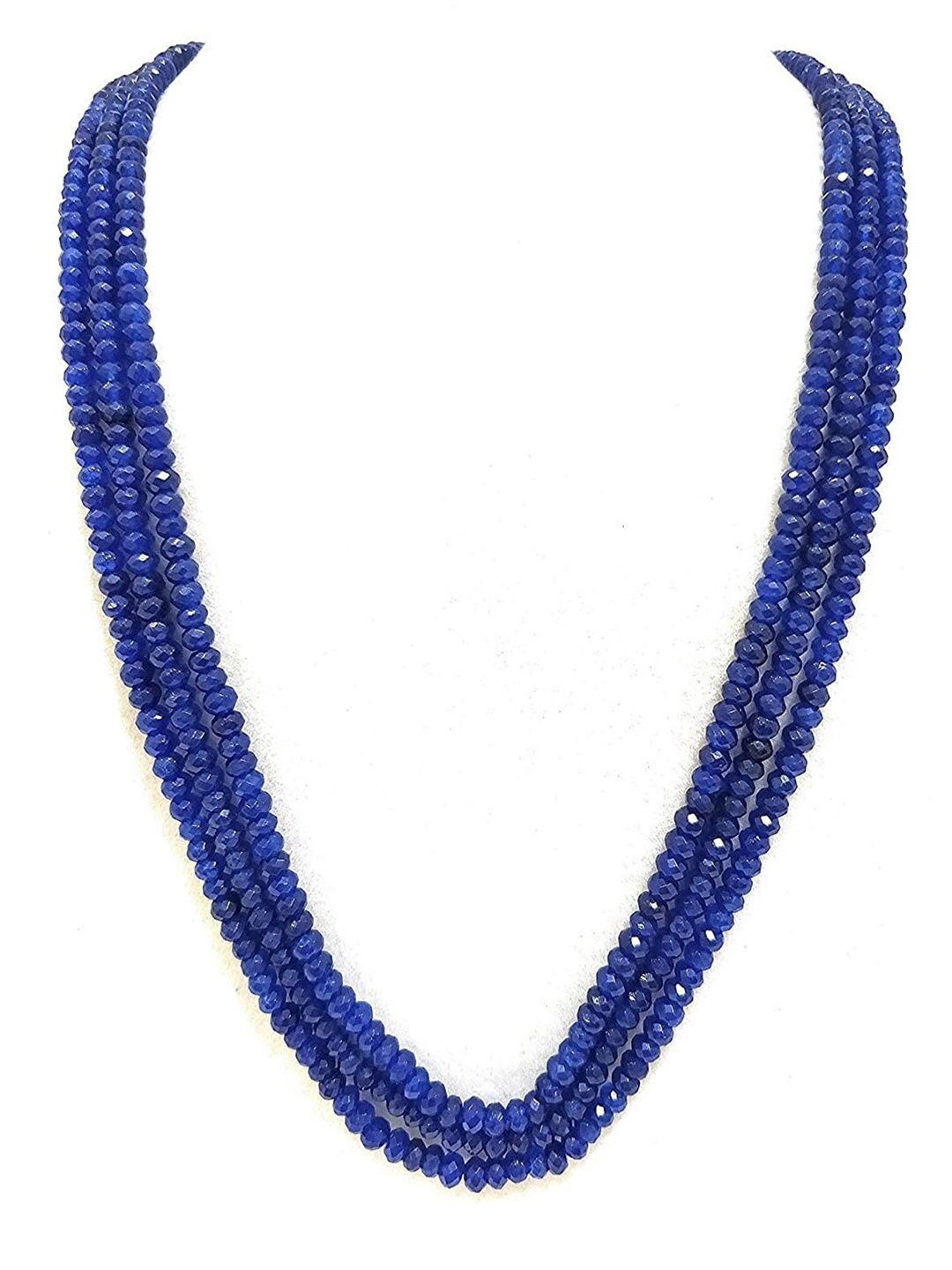

Runjhun Layered Beaded Necklace, Blue