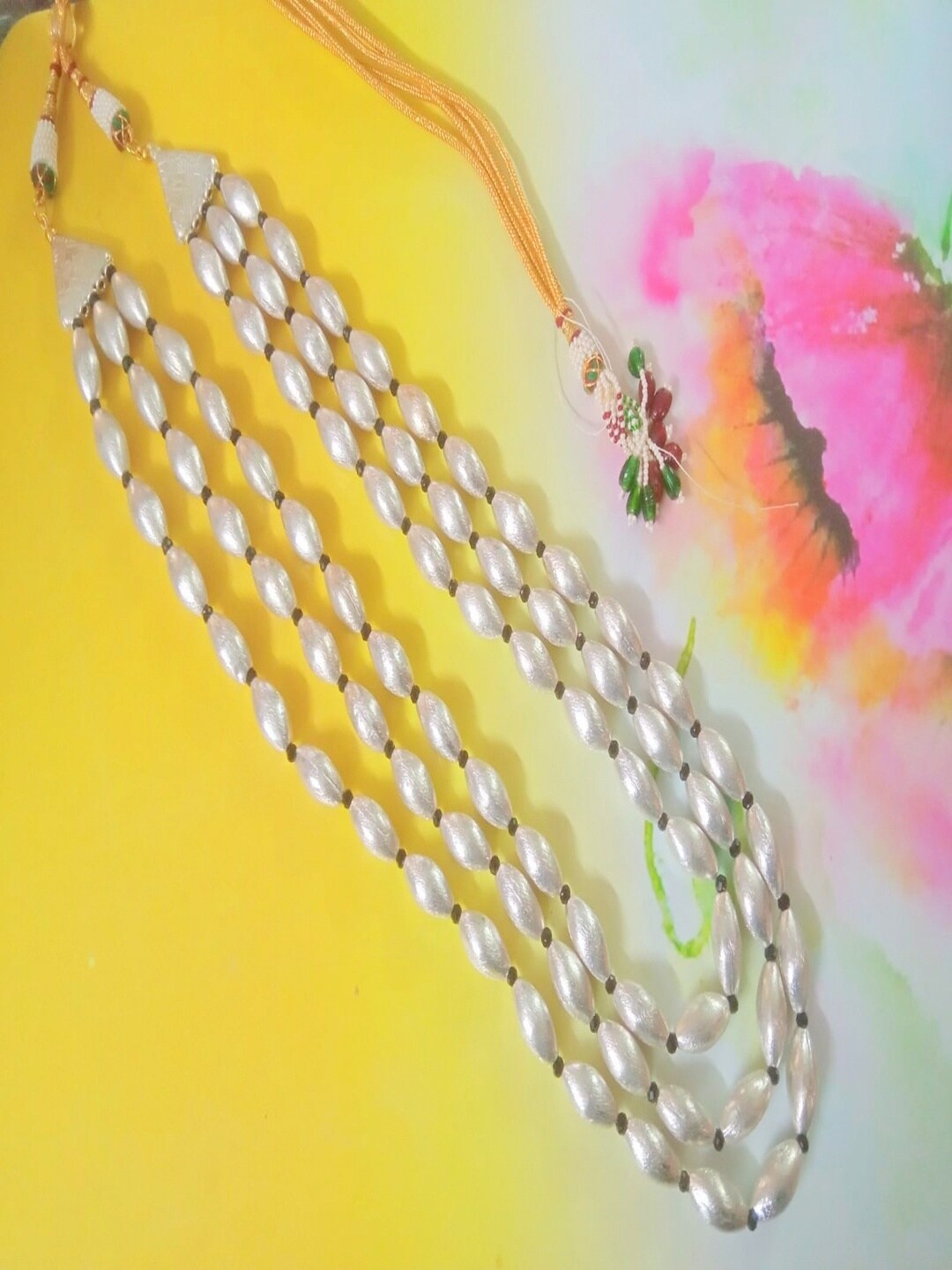 

Runjhun Gold-Plated Layered Necklace, White